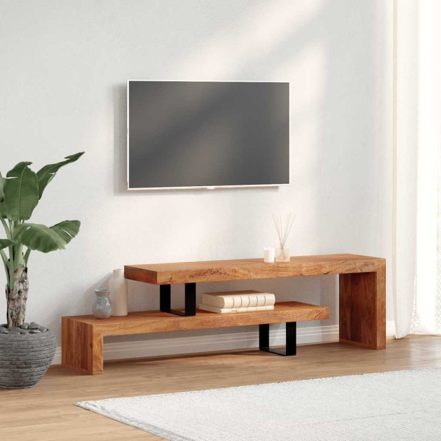 Meuble TV Bois d'acacia massif