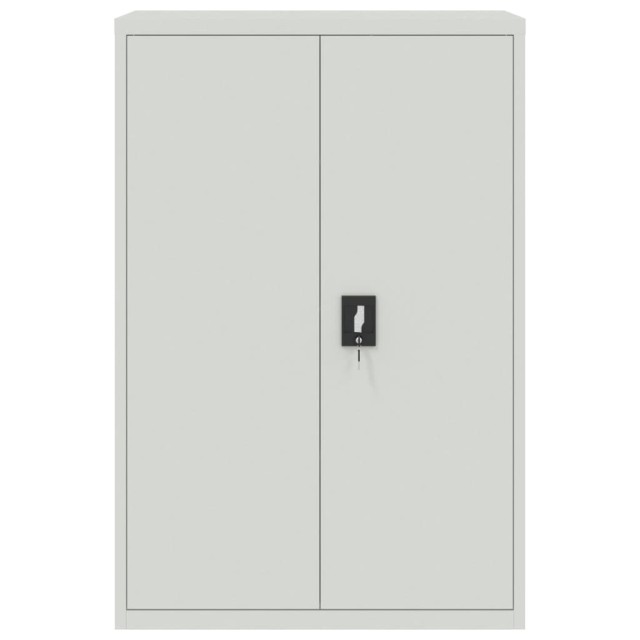 Armoire de bureau 90x40x140 cm Acier Gris