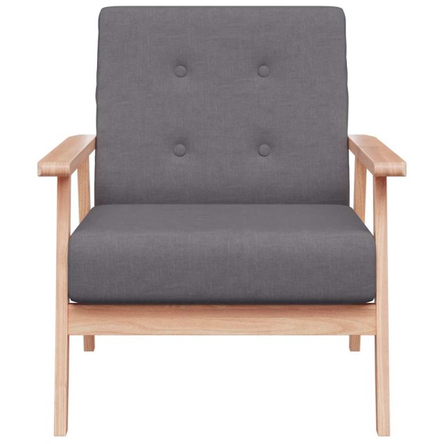 Fauteuil Gris foncé Tissu
