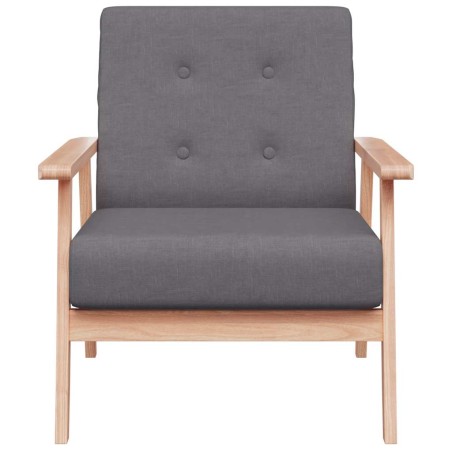 Fauteuil Gris foncé Tissu