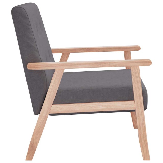 Fauteuil Gris foncé Tissu