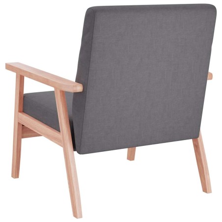 Fauteuil Gris foncé Tissu