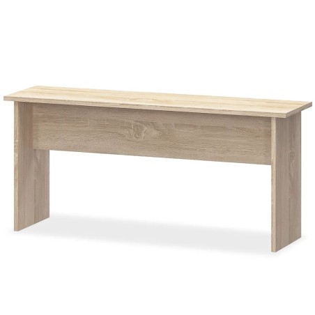 Table à manger et bancs 3 pcs Bois d'ingénierie Chêne