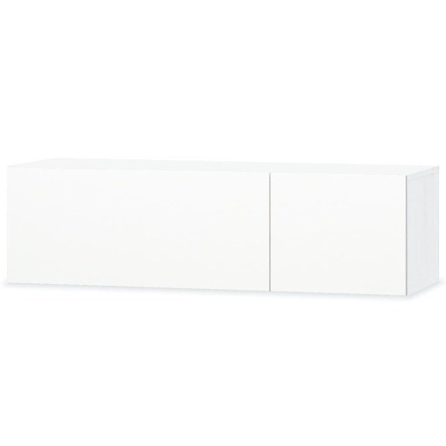 Meuble TV bois d’ingénierie 120x40x34 cm blanc brillant