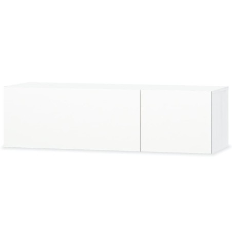 Meuble TV bois d’ingénierie 120x40x34 cm blanc brillant