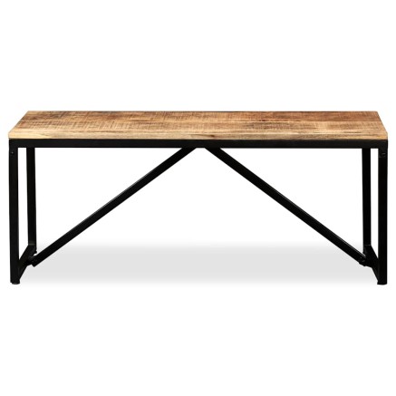 Banc 110 x 35 x 45 cm Bois de manguier massif 2