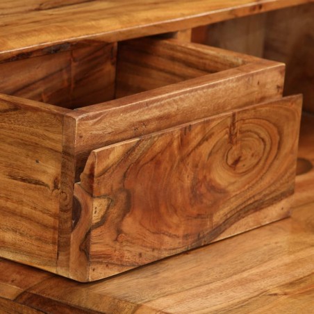 Bureau avec tiroirs Bois massif 88 x 50 x 90 cm