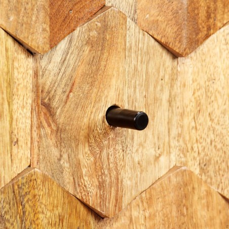 Meuble TV Bois massif de manguier 118 x 35 x 40 cm