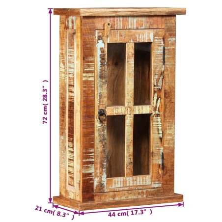 Armoire murale Bois massif de récupération 44 x 21 x 72 cm