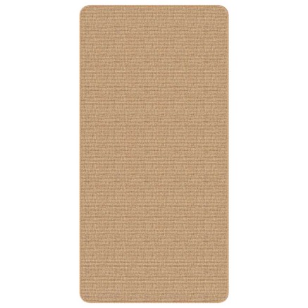 Tapis en jute avec support en latex 80x160 cm Naturel