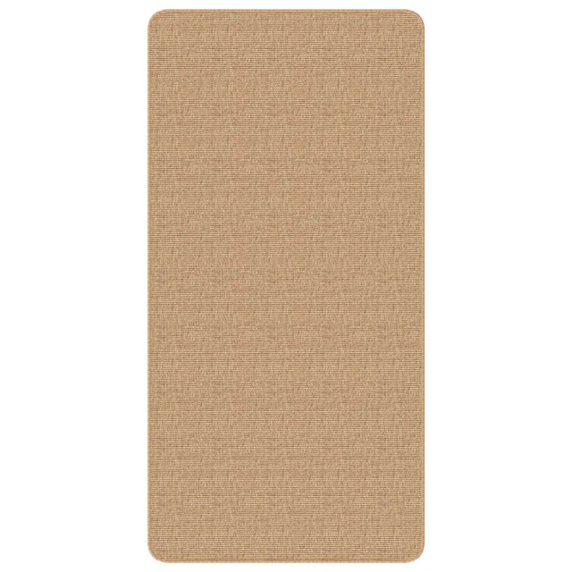 Tapis en jute avec support en latex 80x160 cm Naturel