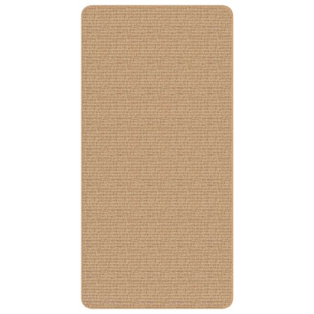 Tapis en jute avec support en latex 80x160 cm Naturel