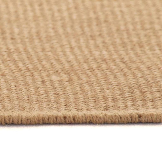 Tapis en jute avec support en latex 80x160 cm Naturel