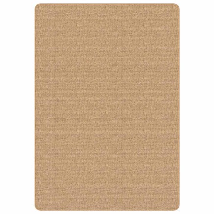 Tapis en jute avec support en latex 140x200 cm Naturel