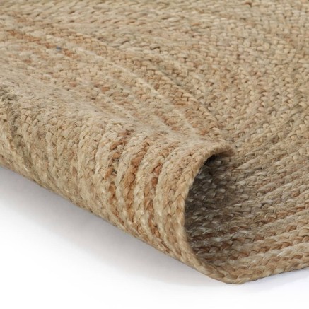 Tapis Jute tressé 120 cm rond 2