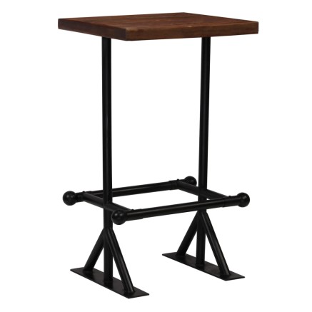 Mobilier de bar 3 pcs Bois de récupération massif 2