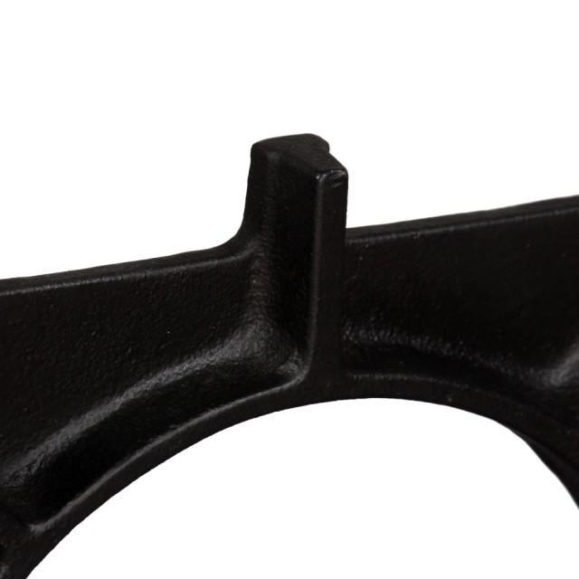 Pied de table basse 2 pcs Cadre en O Fonte