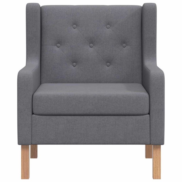 Fauteuil gris tissu