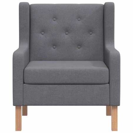 Fauteuil gris tissu
