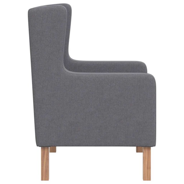 Fauteuil gris tissu