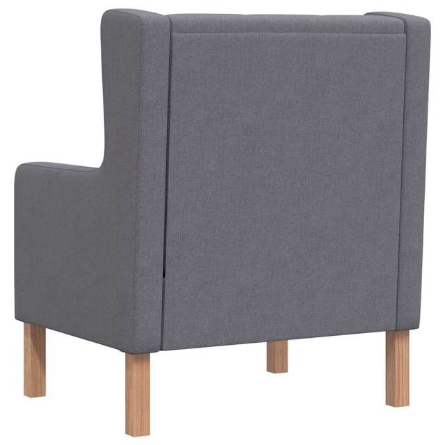Fauteuil gris tissu