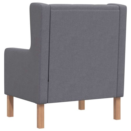 Fauteuil gris tissu