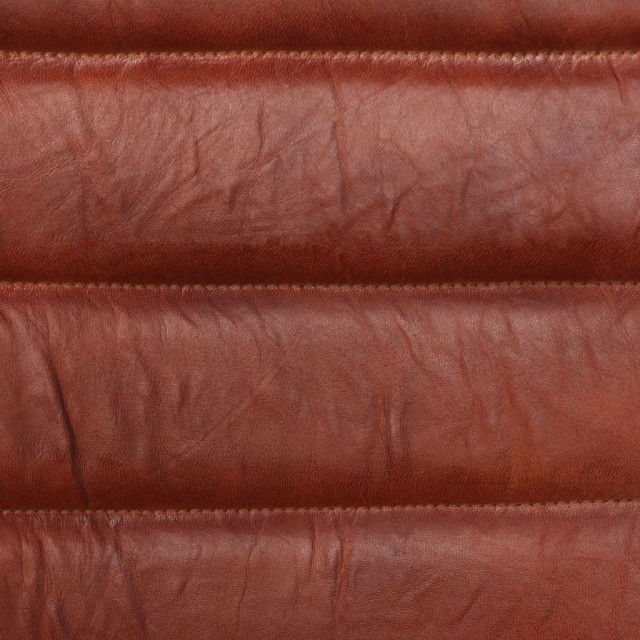 Chaises à manger lot de 2 marron cuir véritable