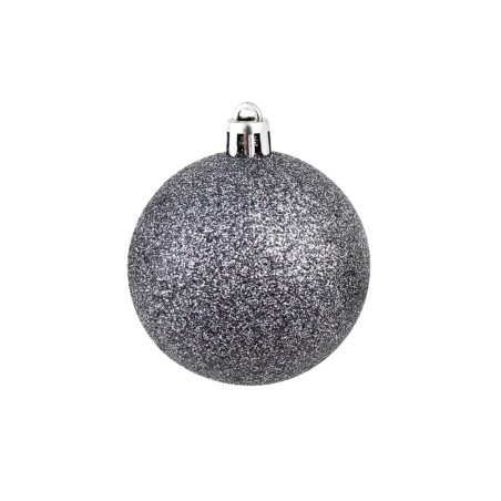 Ensemble de boules de Noël 100 pcs 3/4/6 cm Blanc/Gris