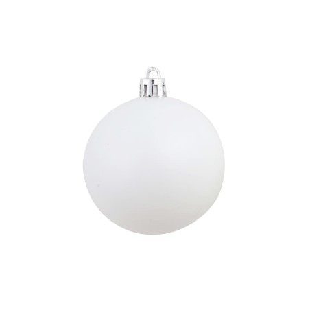 Ensemble de boules de Noël 100 pcs 3/4/6 cm Blanc/Gris