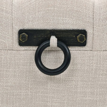 Ensemble de bancs de rangement 3 pcs Bois massif et acier