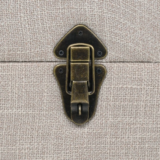 Banc de rangement Bois massif et acier 111x34x37 cm