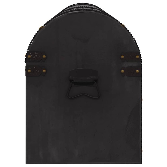 Coffre de rangement Bois massif style vintage 120x30x40 cm