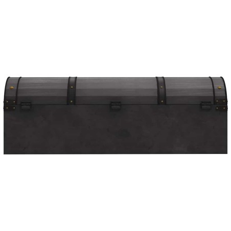 Coffre de rangement Bois massif style vintage 120x30x40 cm