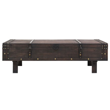 Table basse contreplaqué style vintage 120x55x35 cm 2