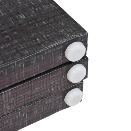 Cloison de séparation pliable 160 x 170 cm Plumes Noir et blanc