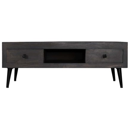 Table basse bois de manguier massif 100x60x35 cm 2