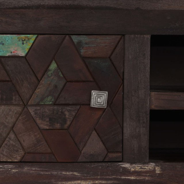 Meuble TV Bois de récupération solide 140 x 30 x 45 cm