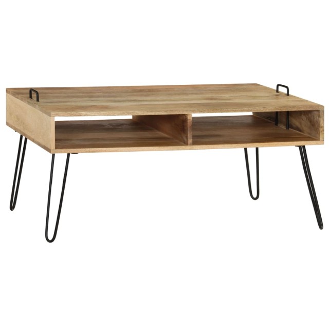 Table basse Bois de manguier massif 100x60x45 cm