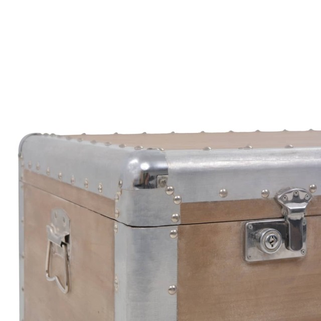 Boîte de rangement Bois de sapin massif 91x52x40 cm Marron