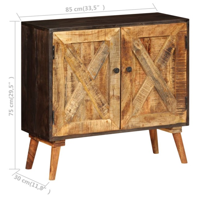 Buffet Bois de manguier massif 85x30x75 cm