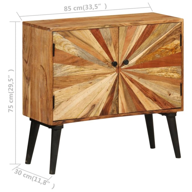 Buffet Bois de manguier massif 85x30x75 cm