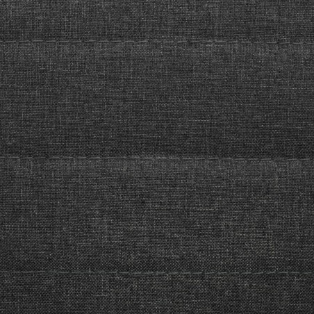 Chaises à manger lot de 4 gris foncé tissu