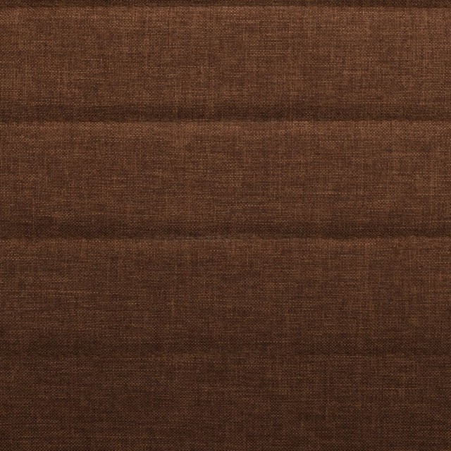 Chaises à manger lot de 2 marron tissu