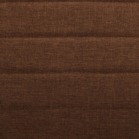 Chaises à manger lot de 2 marron tissu
