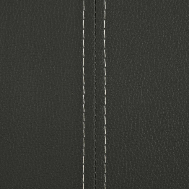 Chaises à manger cantilever lot de 2 gris similicuir