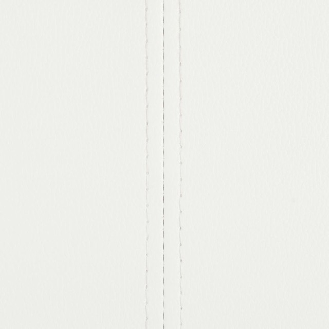 Chaises à manger cantilever lot de 2 blanc similicuir