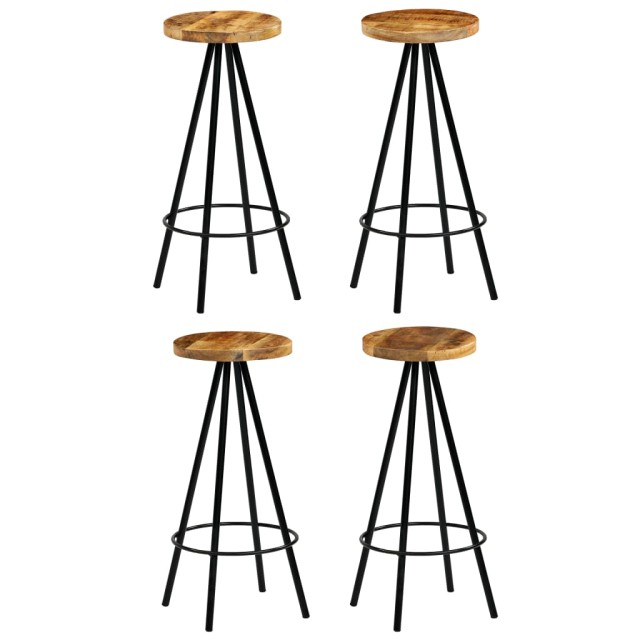 Meuble de bar 5 pcs Bois massif de manguier 120x60x107 cm