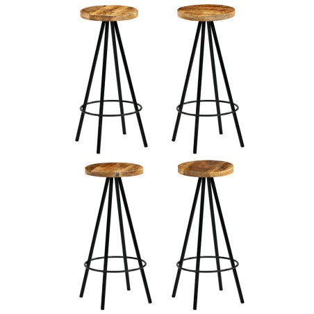 Meuble de bar 5 pcs Bois massif de manguier 120x60x107 cm