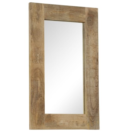 Miroir Bois de manguier massif 50 x 80 cm 2