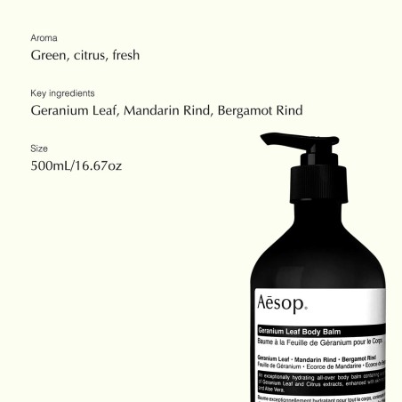 Lozione Corpo Aesop GERANIUM LEAF 500 ml